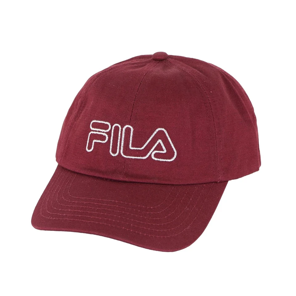 Gorra FILA para mujer con correa trasera logotipo bordado dorado ajustable  Foto 2 de 2