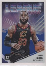 2018-19 Panini Donruss Optic League Leaders Blue Prizm 17/85 LeBron James #9 dd2