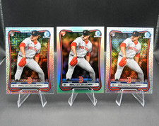 ⚾ PAYTON TOLLE [RC] | 3 Card Lot | 2026 Bowman #26 RED ROOKIE VARIATION + MOJO🔥