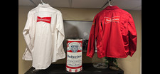 Anheuser Busch Authentic Vintage Staff Brewmaster Jacket, Shirt and Promo Trash
