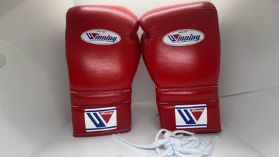 ウイニングＭＳ-６００　１６oz Winning Boxing Gloves MS-600 Professional Type 16 oz Red Lace-up