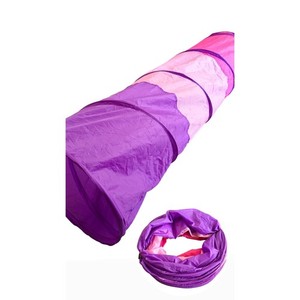 Baby Toddler Pop Up Crawl Tunnel Tube Toy, Purple Pink 6ft