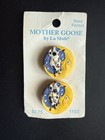 VINTAGE La Mode “Mother Goose- Cow Jumped Over the Moon Buttons, 2 Shank Style — photo 1