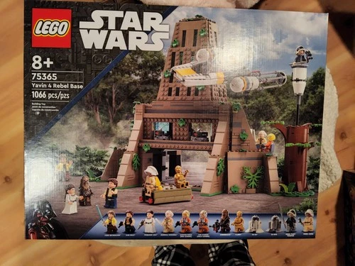 STAR WARS LEGO SET #75365 YAVIN 4 REBEL BASE, SEALED, LUKE, HAN, LEIA, Y-WING ++