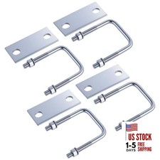 4 pack Leaf Spring Clamp Kit with 3" Leaf Spring Clamps for Truck,Locks Leaf
