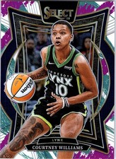 Courtney Williams 2025 Panini Select WNBA #23 Jazz Prizms