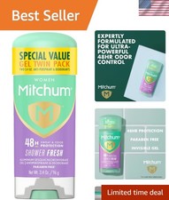 Women  s Antiperspirant Deodorant Gel Stick, Shower Fresh Scent, 48HR Sweat  ...