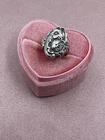 Vintage Sterling Silver Floral Ring Size 6