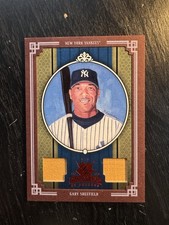 2005 Donruss Gary Sheffield Double Bat Red Framed Materials RARE 159/200 Card