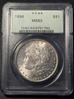 1896 Morgan Silver Dollar MS 63 PCGS OGH