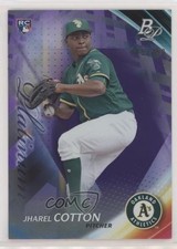 2017 Bowman Platinum Purple 185/250 Jharel Cotton #17 0m9