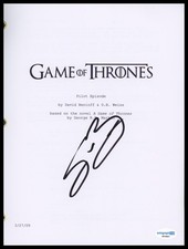 Sean Bean "Game of Thrones" AUTOGRAPH Signed Ned Stark Pilot Episode Script ACOA