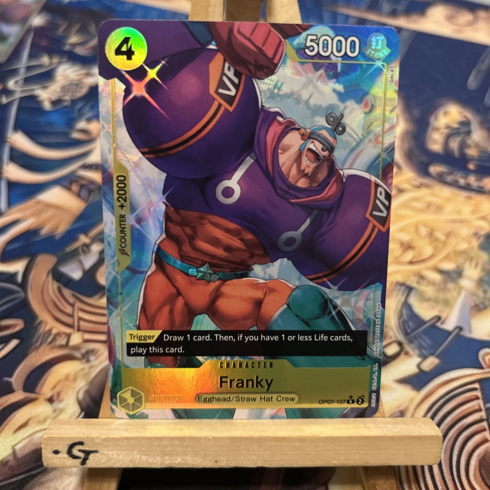 One Piece - Franky - OP07-107 - 500 Years in The Future - Alt Parallel
