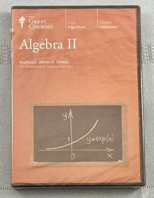 The Great Courses - ALGEBRA 2 - 6 DVD Lot -  Sealed! - James A Sellers - NEW
