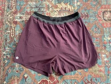 Smartwool Intraknit Active Merino Wool Lined 5”Shorts Mens XXL XXLarge Eggplant