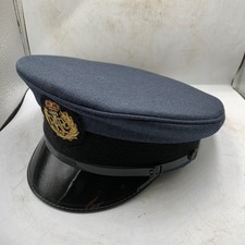 Echte Britische K&ouml;nigliche Luftwaffe RAF Uniformm&uuml;tze Mit Abzeichen - Gr&ouml;&szlig;e 55cm