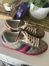 Gucci Ace GG Monogram Web Supreme Beige Red M...