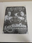 Vintage 3 Stooges Metal Tin  16" X 12" Knuckleheads Garage Sign. New Wall Decor