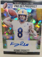 Kenny Pickett Auto  /10  Pro Set Prospects