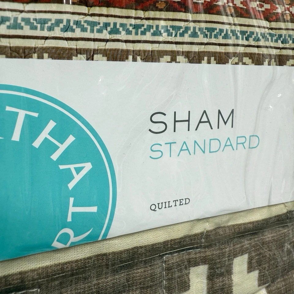 Almohada acolchada estándar Martha Stewart Collection Silver City Stripe Foto 4 de 4