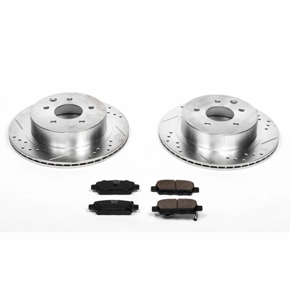 Power Stop Brake Kit For Nissan 350Z 2003 2004 2005 Rear Z23 Evolution Sport - Image 2 of 4