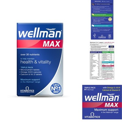 Wellman Max Capsules - Pack of 84