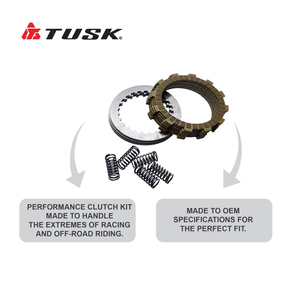 Tusk Clutch Kit With Heavy Duty Springs For HONDA CRF150F 2003-2009,2012-2017 - Image 3 of 4