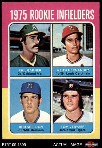 1975 Topps #623 Keith Hernandez Rookie Infielders 6 - EX/MT