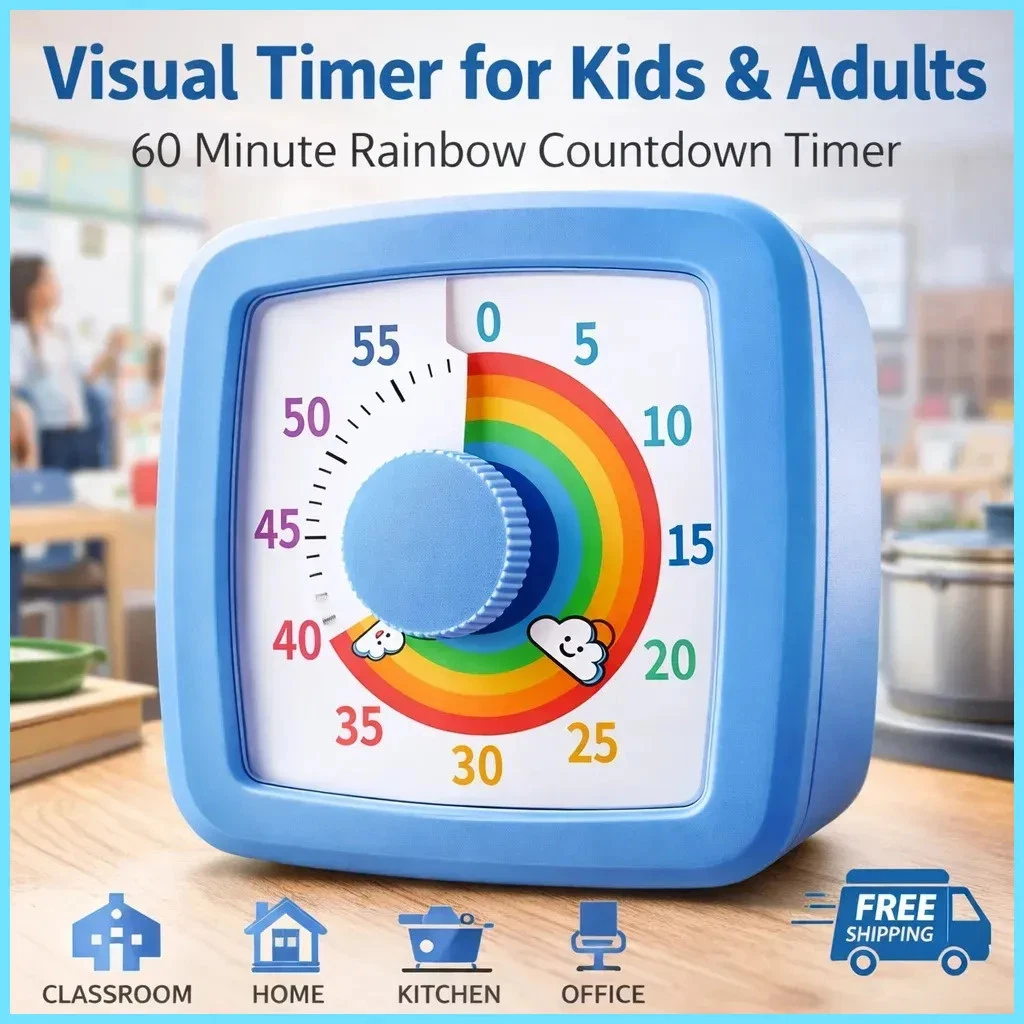School Visual Timer Children With Night Light Kitchen Accessories Clock Timer
Opens in a new window 