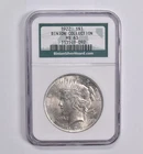 MS63 1922 Peace Dollar Binion Silver Hoard - NGC *5399