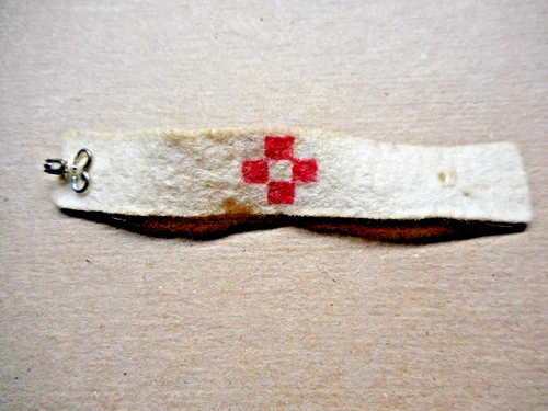 Vintage GI Joe Marine Medic Arm Band - set of 2