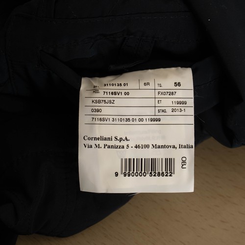 Herren CORNELIANI ID Blau Wasserfest Winddicht Jacke Größe 56 13112 - Bild 8 von 9