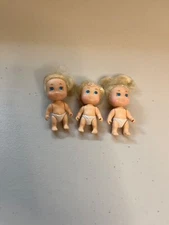 Tyco Quints Dolls Lot of 3 Vintage Baby Doll 1, 2, 5