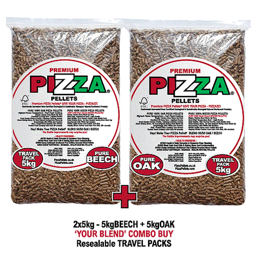 Premium Pizza Oven Pellets 100% Oak - 100% Beech for Pellet Pizza Ovens Ooni etc - Imagen 9 de 16
