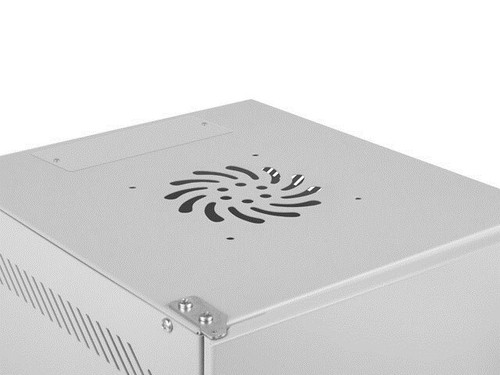 5901969429435 LANBERG 10" SZAFKA ŚCIENNA 4HE (280X310, szara) Lanber - Zdjęcie 4 z 7