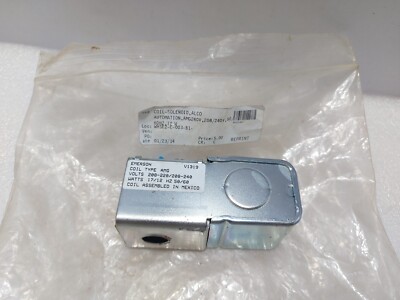 Emerson Coil Type AMG Solenoid Valve Coil 208-220/208-240 V Watt 17/12 Hz 50/60