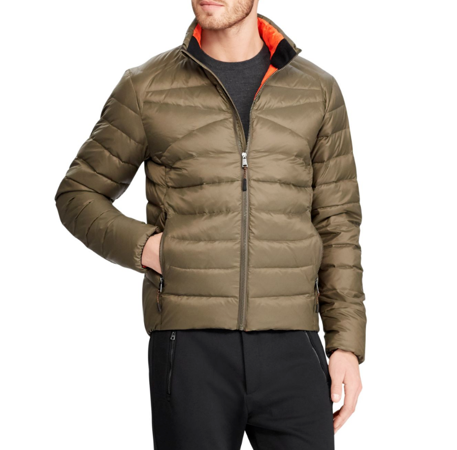 Ralph Lauren Purple Label Mens RLX Ripstop Quilted Down Packable