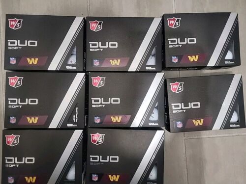 Wilson Staff 2023 Duo Soft NFL Golf Balls - Washington Commanders Lot 8