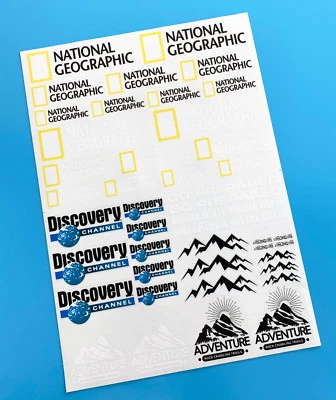 RC Rock Crawler 'DISCOVERY NAT GEO' 18th scale stickers decals RC4WD D90