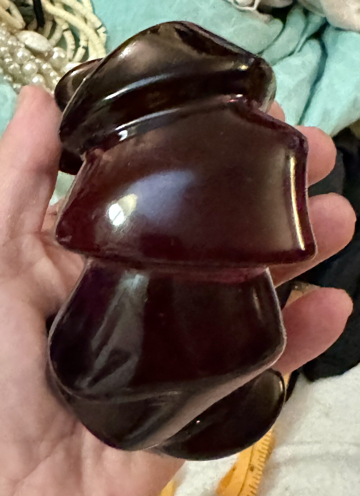 Important Vtg Monies Statement Cuff Bracelet Resi… - image 3