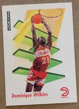 1991-92 Skybox Basketball Dominique Wilkins #10 Atlanta Hawks 