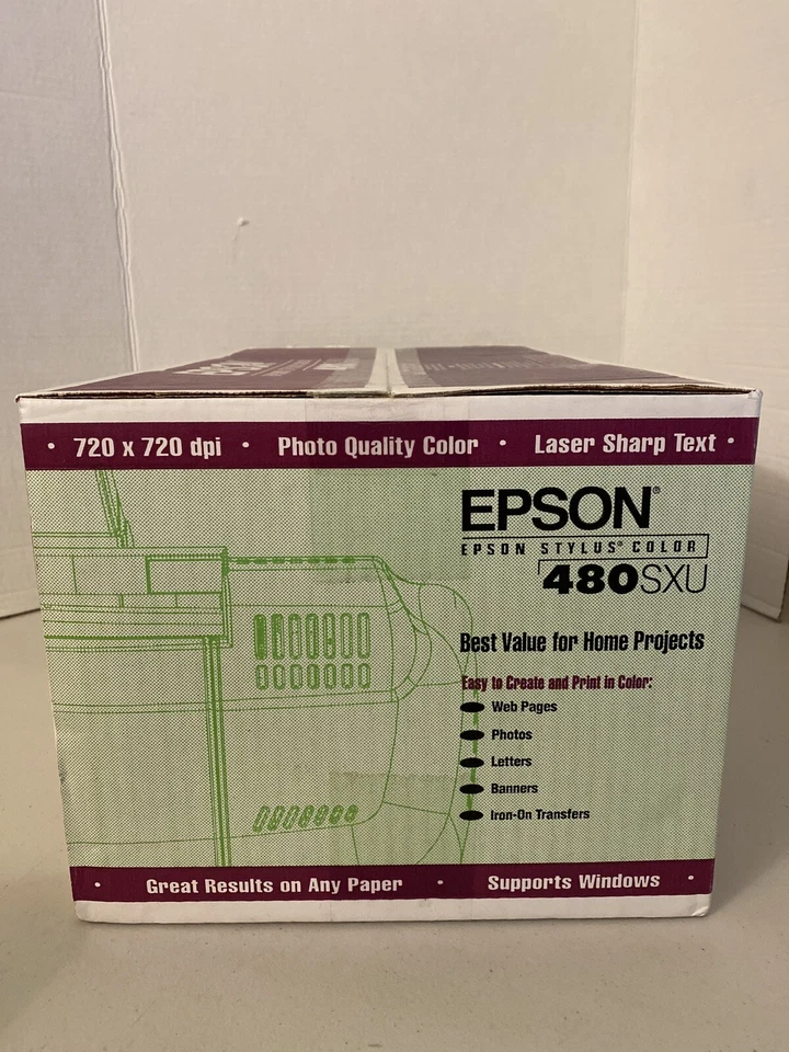 Epson Stylus  Photo Inkjet Printer 480SXU 720DPI - Image 2 of 4