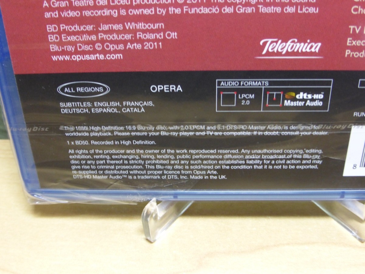 Tchaikovsky Pique Dame (Blu-ray) The Queen of Spades Opus