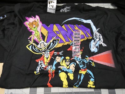 New Hot Topic Marvel X-Men Silver Surfer Graphic Black TShirt Medium ...