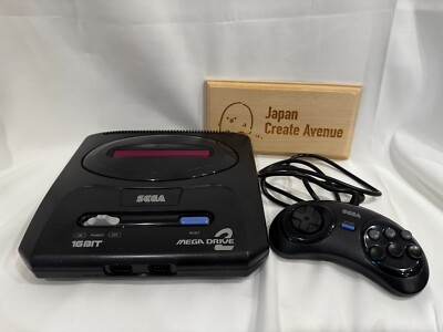 SEGA MEGA DRIVE 2 本体 コントローラー付き Sega Mega Drive Genesis Model 2 Console Controller Japan Import