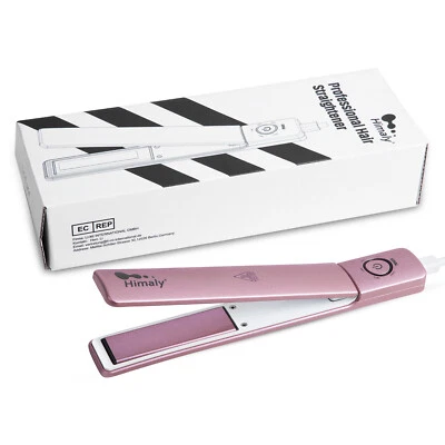 HIMALY Professional Hair Straighteners Ultra Thin Ceramic Portable Salon Styler Tool