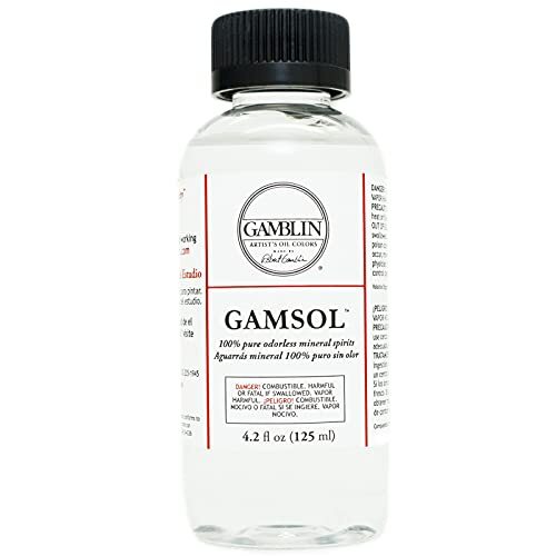 Gamsol Odorless Mineral Spirits Bottle 4.2Oz , New 