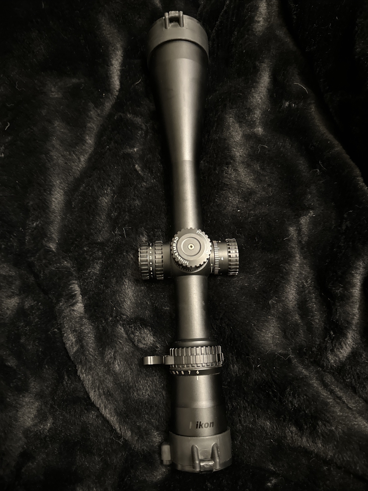 Nikon BLACK X1000 Rifle Scope 30mm Tube 624x 50mm Side Focus