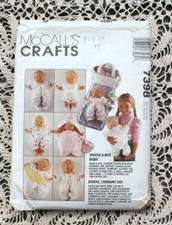 Vintage 1994 McCall's Craft Pattern 7398 Doll Clothes  Accessories 12 -22"