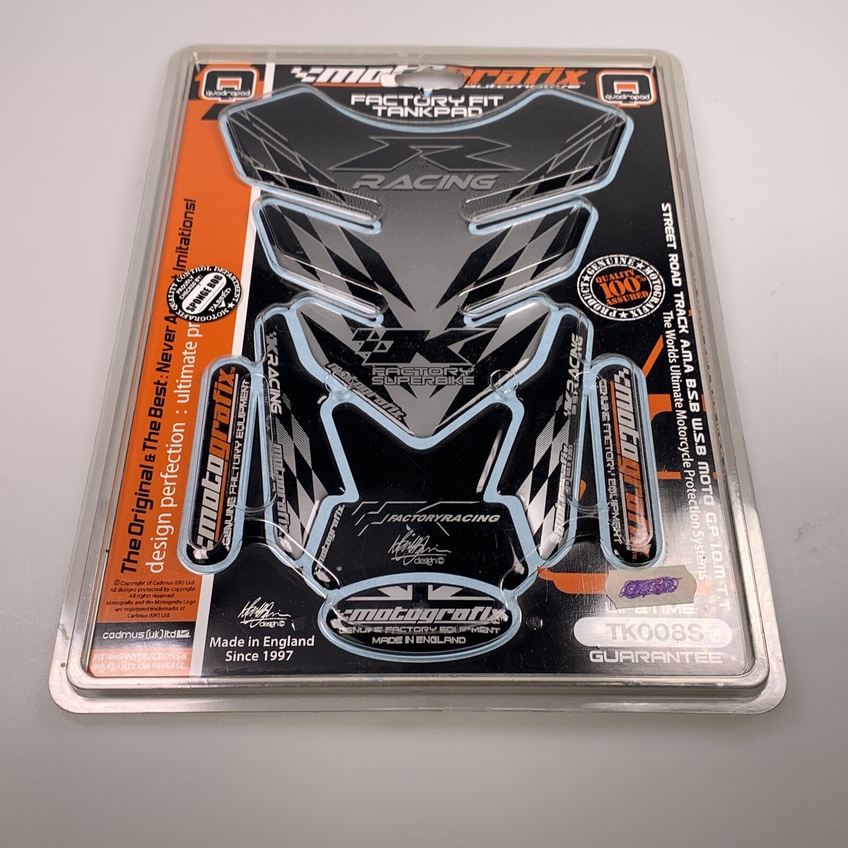 Kawasaki zx6r zx9r zx10r etc ZXR Tankpad MOTOGRAFIX 3D Gel Kawasaki zx6r zx9r zx10r etc ZXR Tankpad MOTOGRAFIX 3D Gel